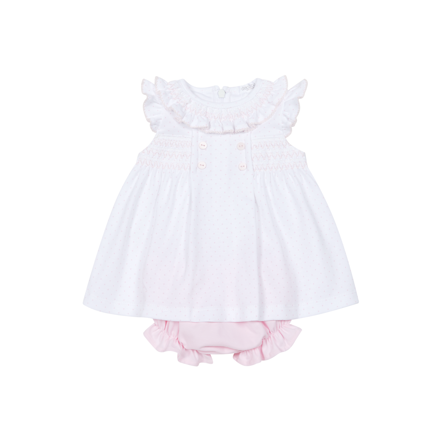 Deolinda 26704 - confetti girls smocked jam pant set