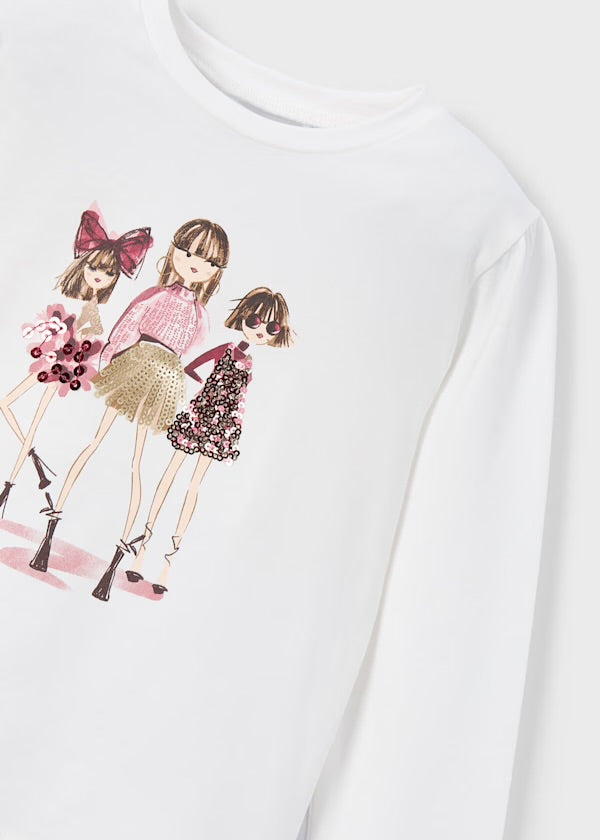 Mayoral AW25 4224 - girls bow short set