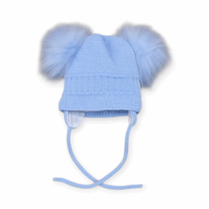 Kleo kids AW25 - double Pom Pom hat (various colours available)