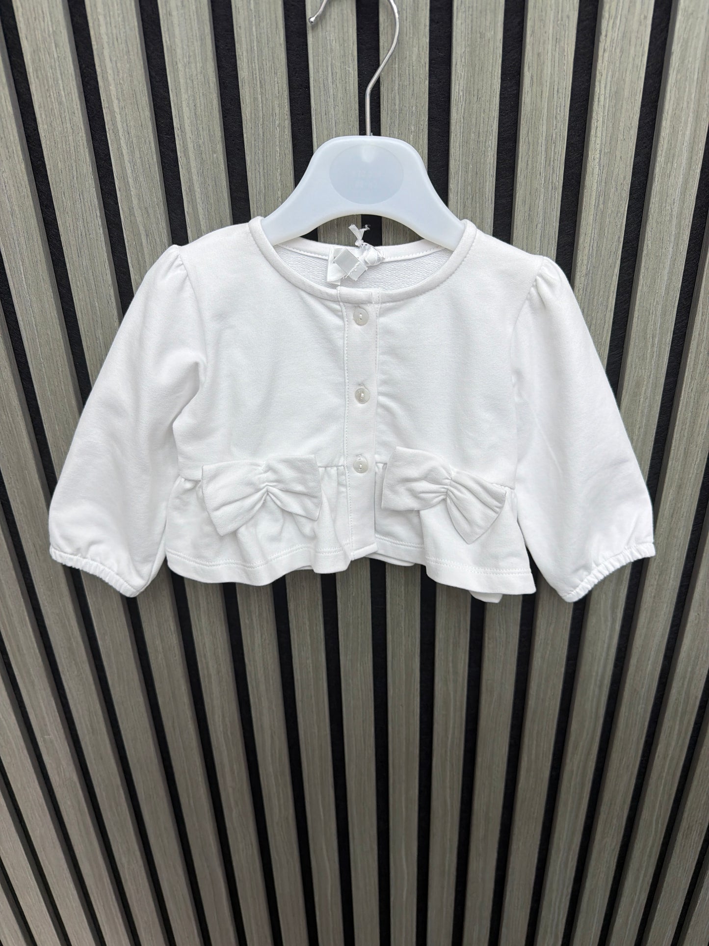 Pastels & co SS26 Amy white cardigan