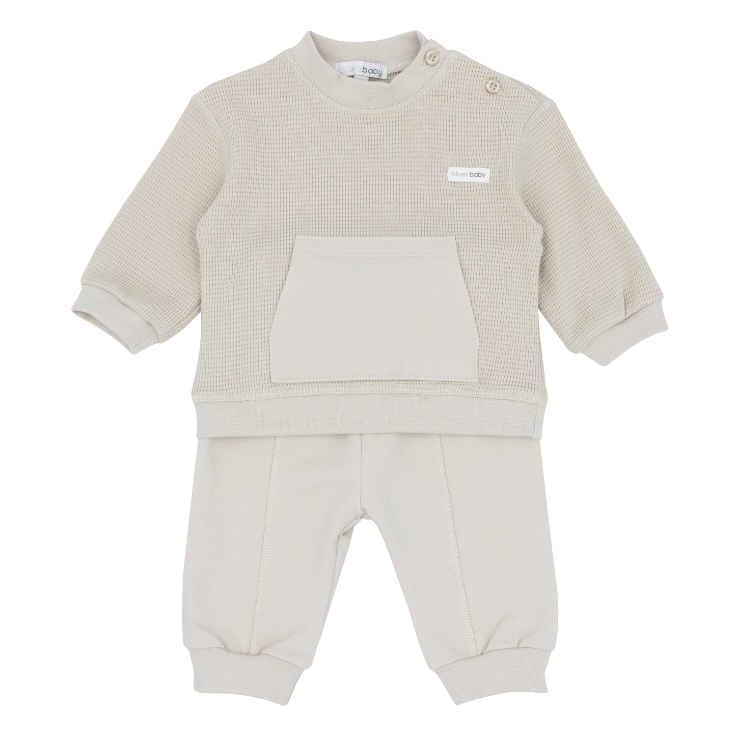 Blues baby AW25 BB2214 - boys beige jog set
