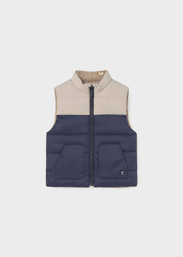 Mayoral AW25 2348 - baby boys reversible gilet
