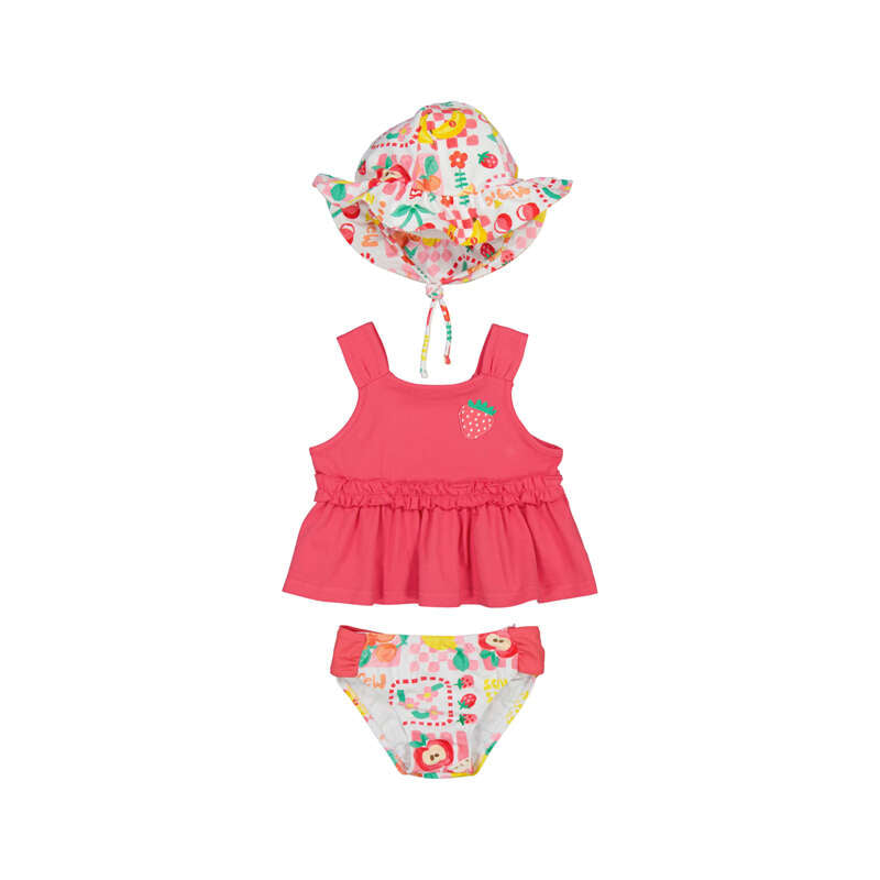 Mayoral 1654 - girls swim set & hat