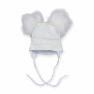 Kleo kids AW25 - double Pom Pom hat (various colours available)