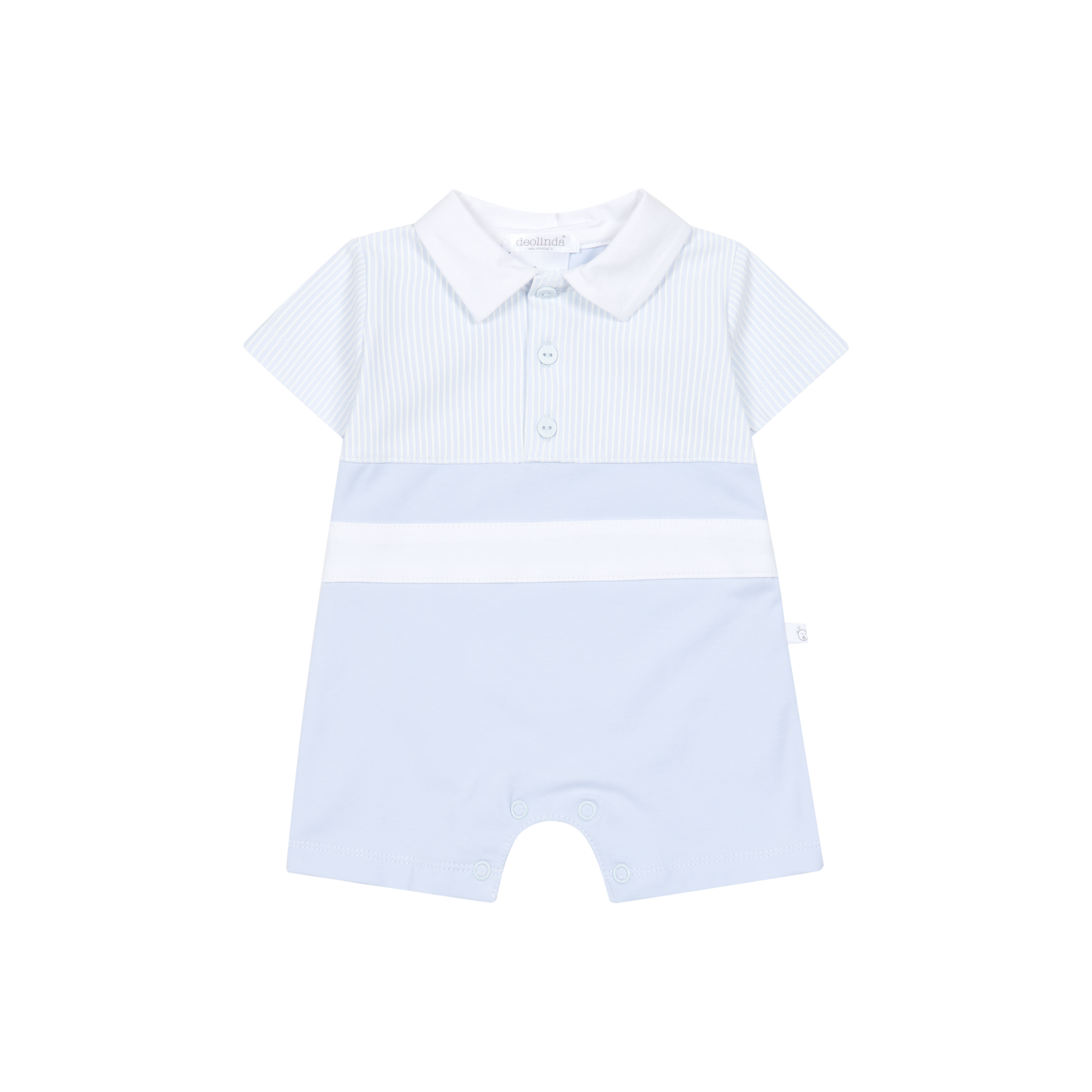 Deolinda 26724 - carter boys blue and white romper