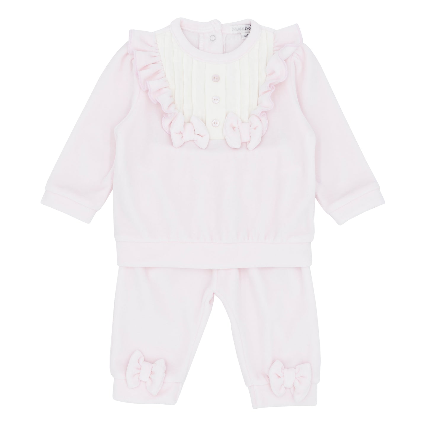 Blues baby AW25 BB2208 - girls pink jog set