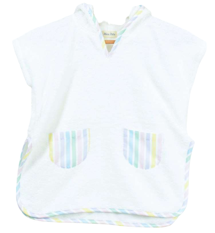 Meia Pata Boys Stripe Poncho