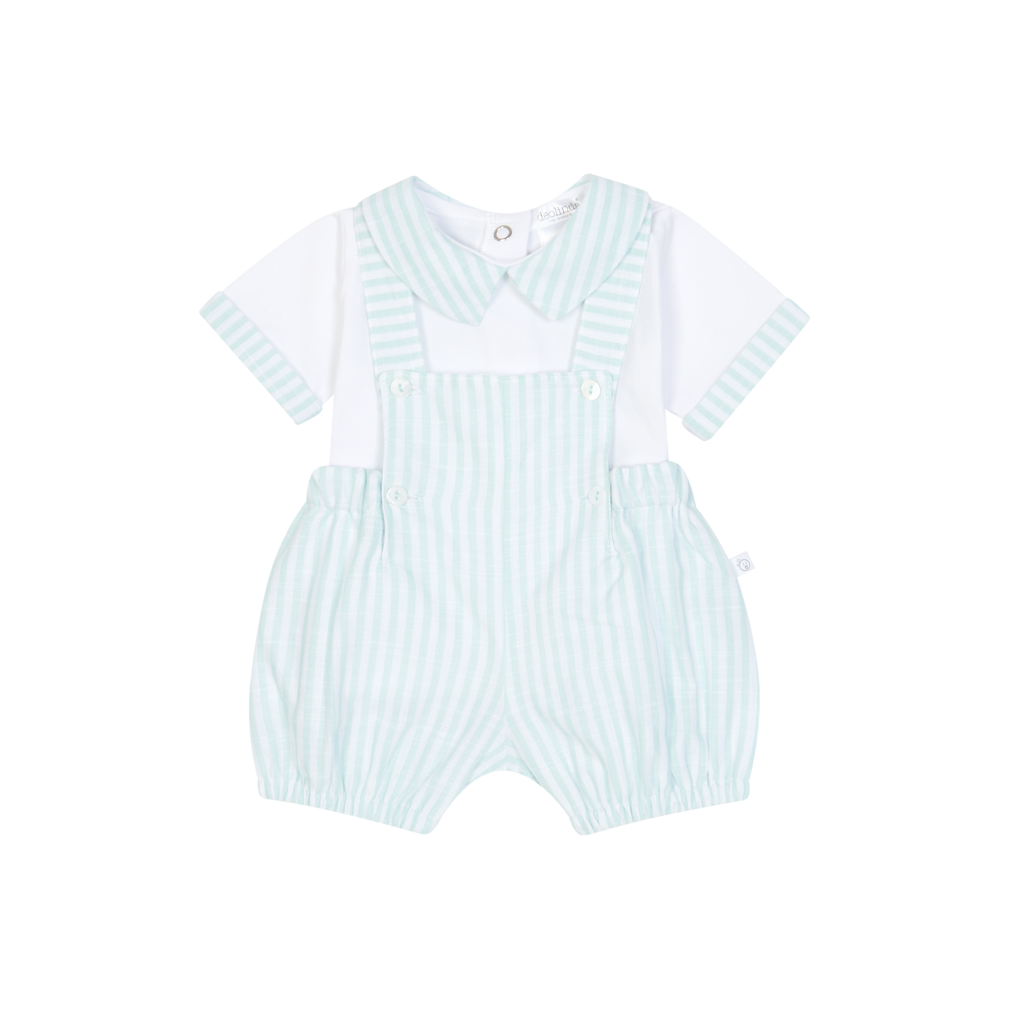 Deolinda 26644 - Brisa boys mint dungaree