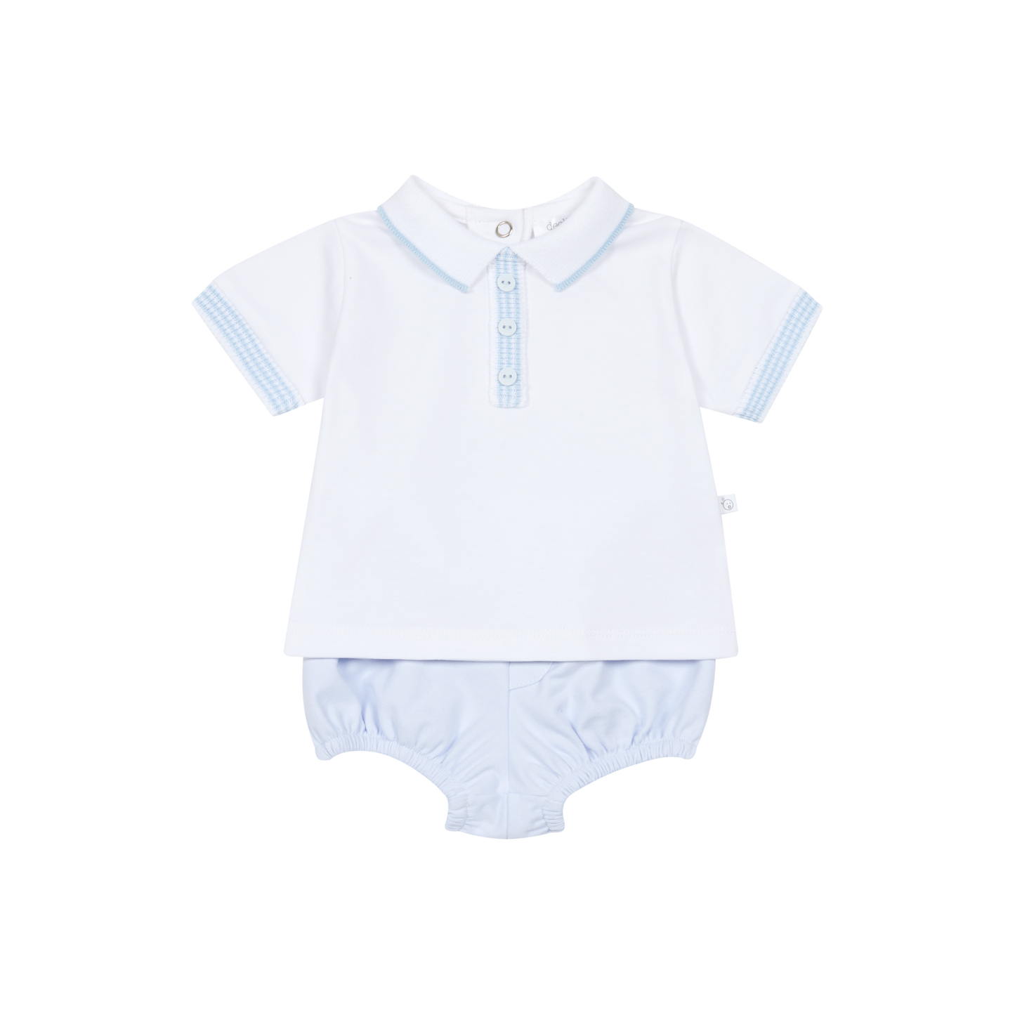 Deolinda 26722 - marshmallow boys blue jam pant set