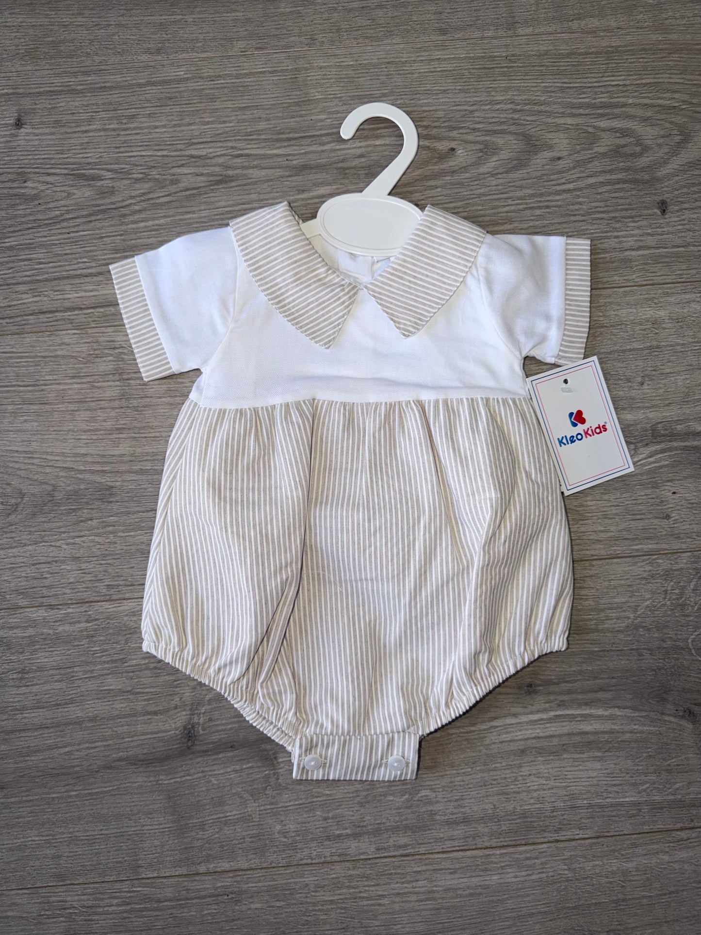 Kleo kids KL31 - boys beige romper