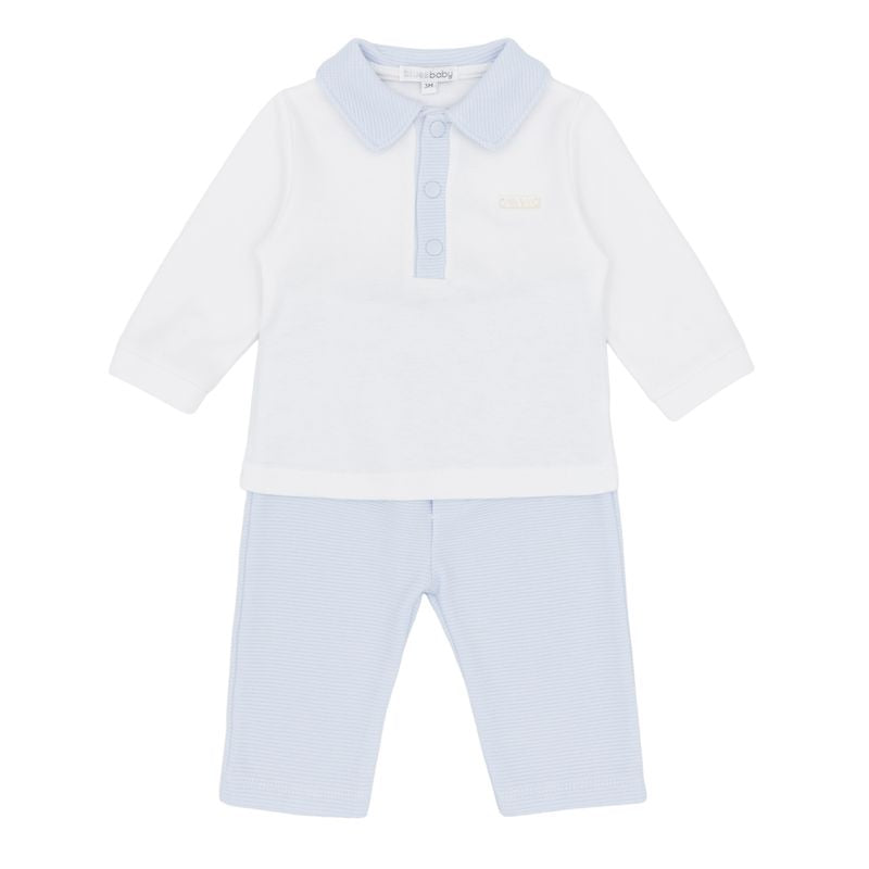 Boys blue polo set - BB3231