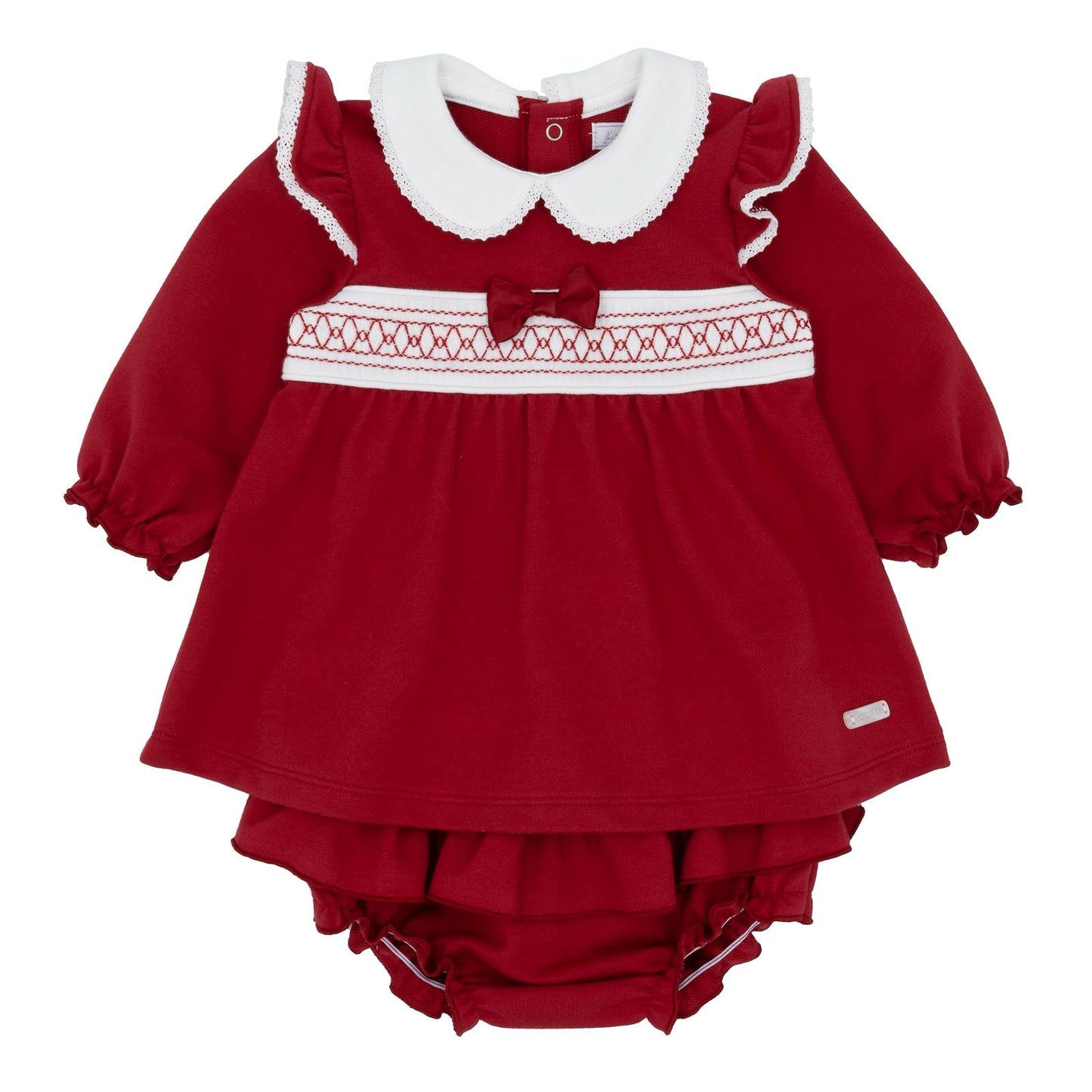 Amore 25 red smocked jam pant set - AM0002