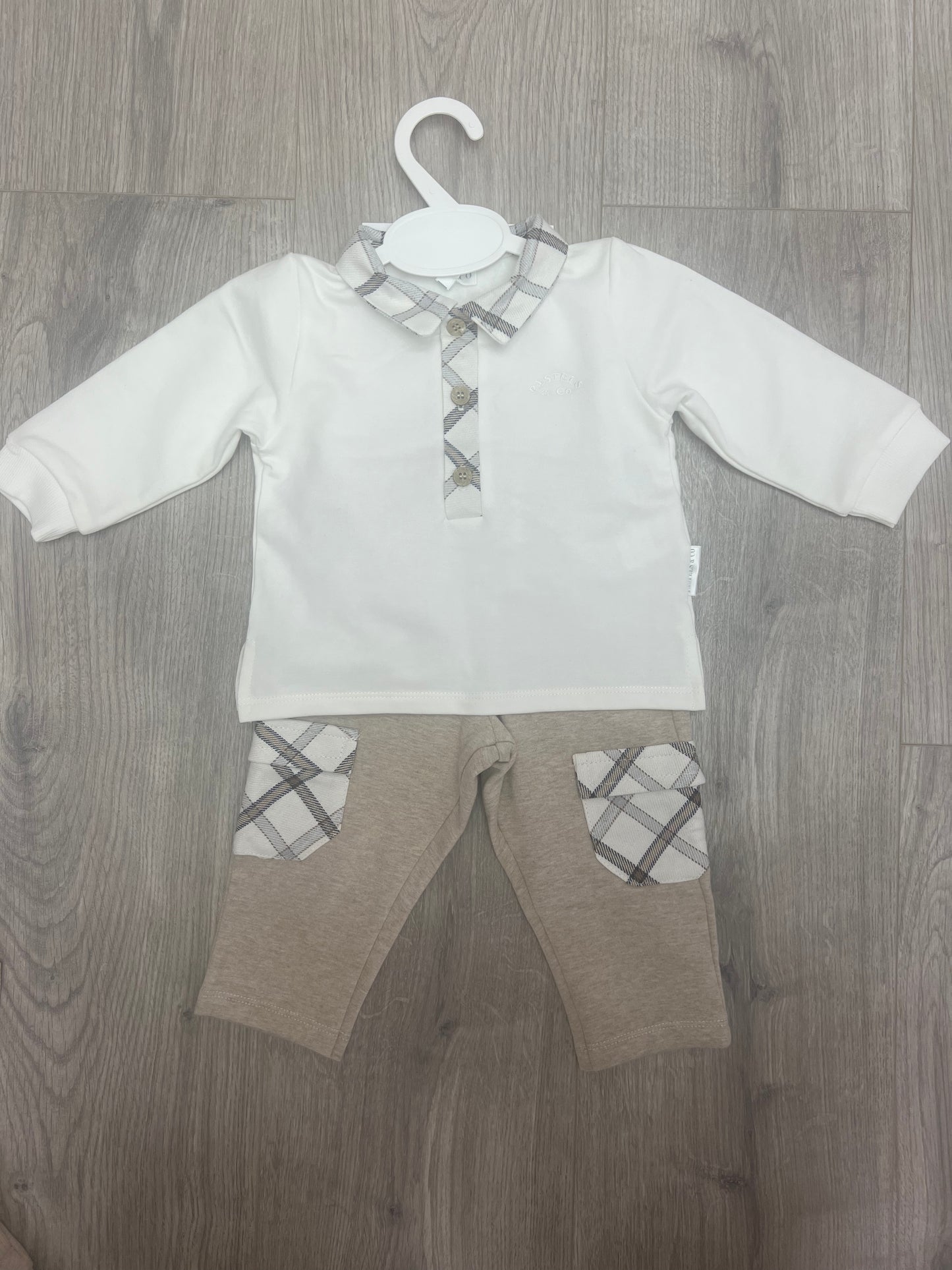 Pastels AW25 - Braid polo & trouser set