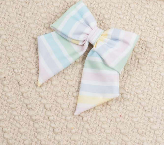 Meia Pata Stripe Beach Hair Bow only*