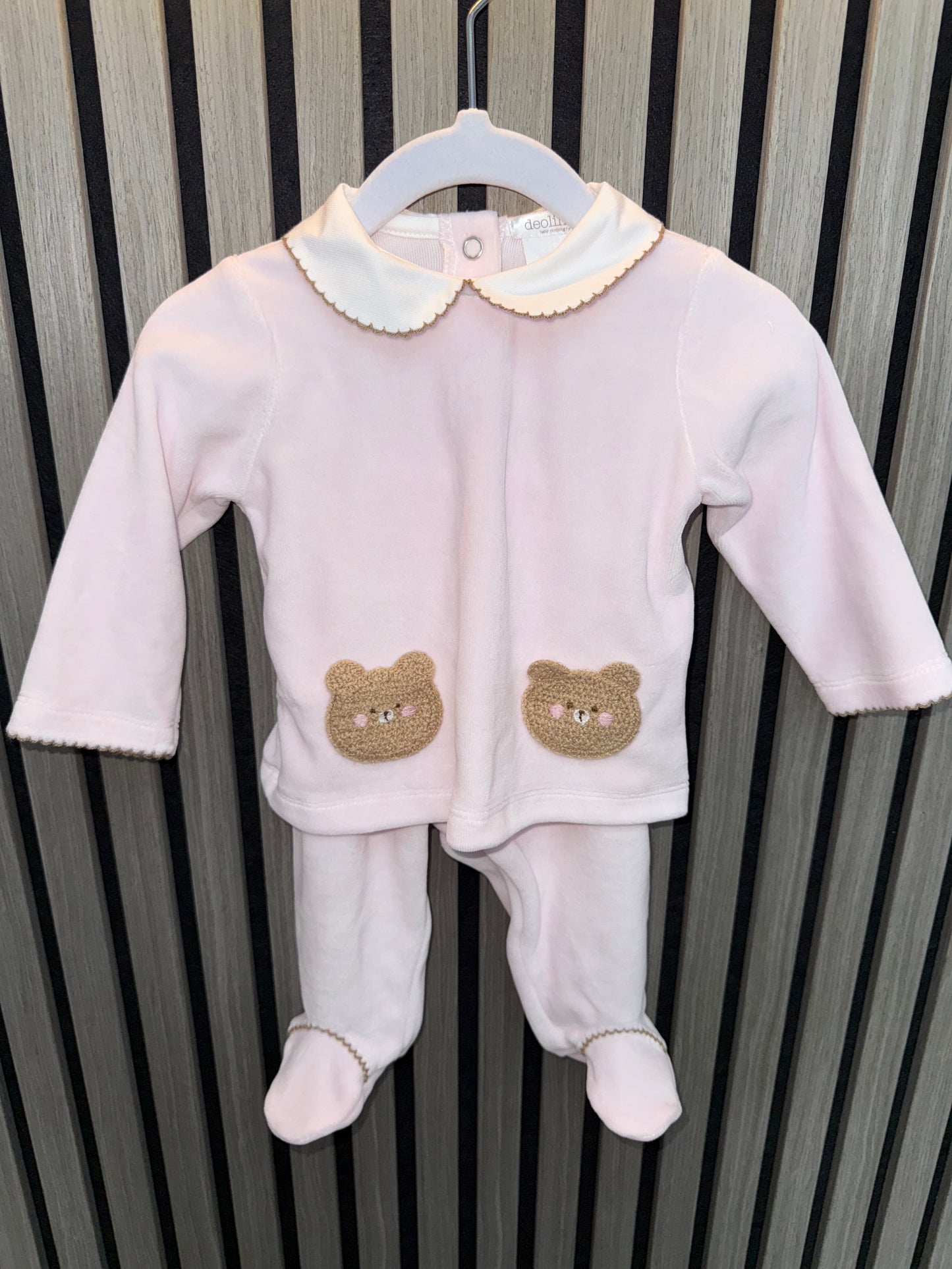 Deolinda AW25 pink teddy 2pc 25411
