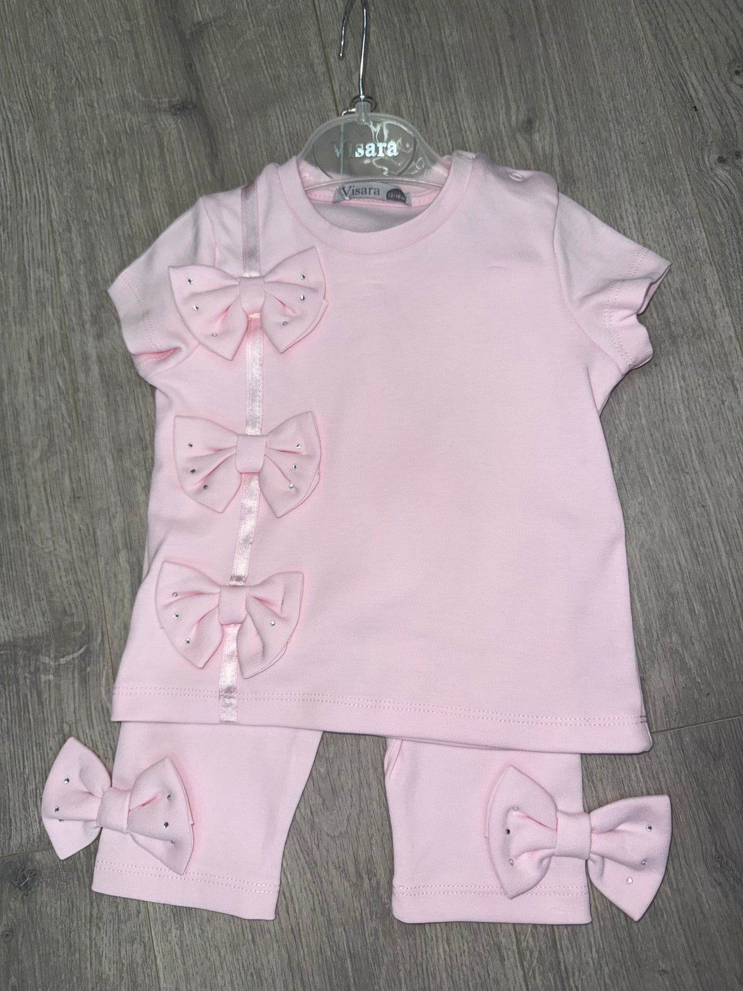 Visara bow legging set 8893