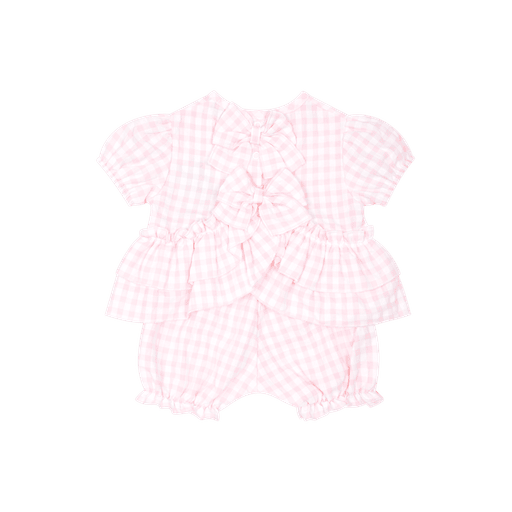 Pastels & Co Rosalie pink gingham top and shorts