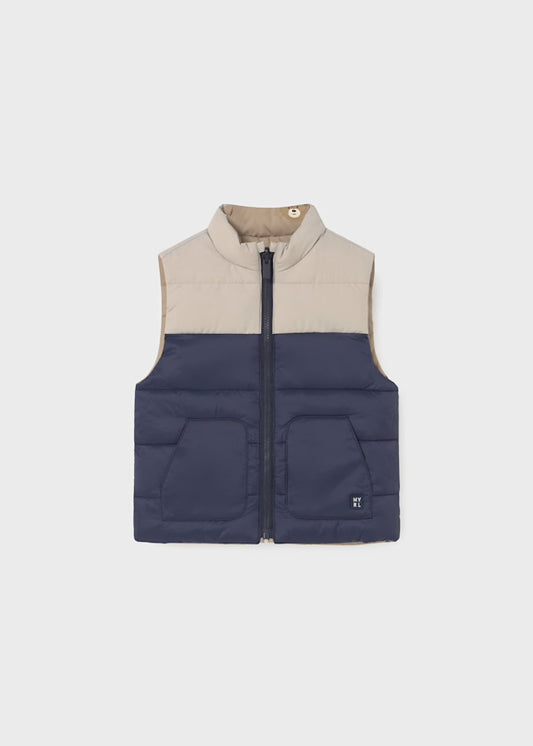 Mayoral AW25 2348 - baby boys reversible gilet