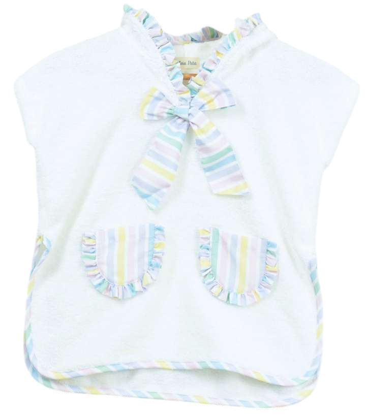Meia Pata Girls Stripe Poncho