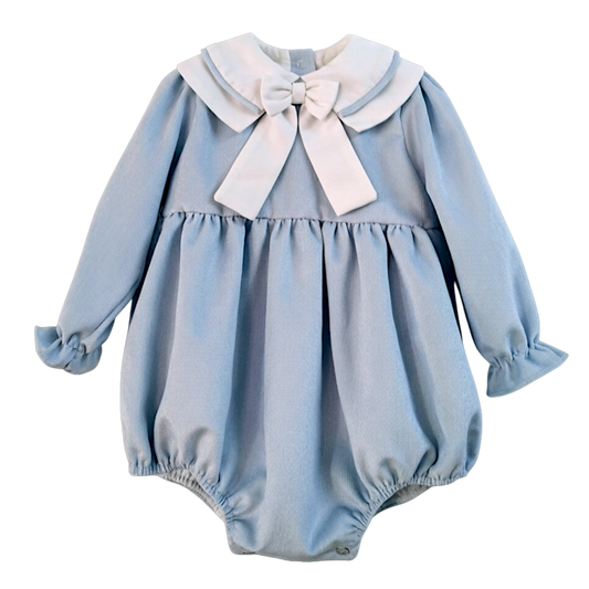 Unisex blue cord romper - 821R