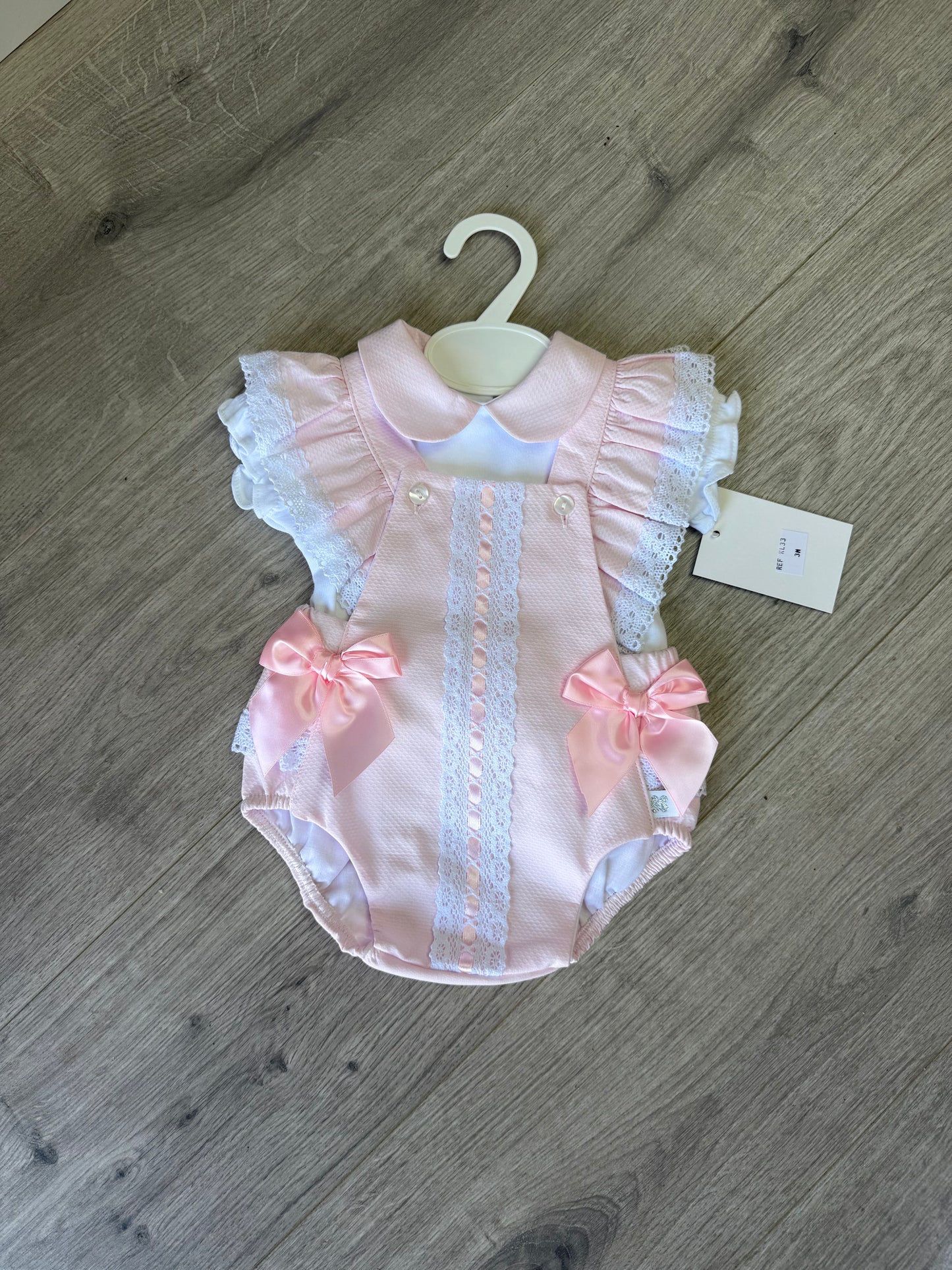 Kleo kids KL33 girls pink romper