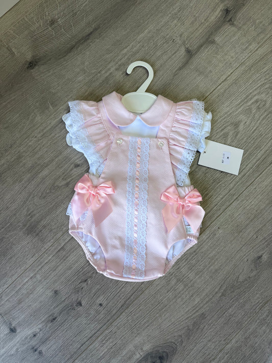 Kleo kids KL33 girls pink romper