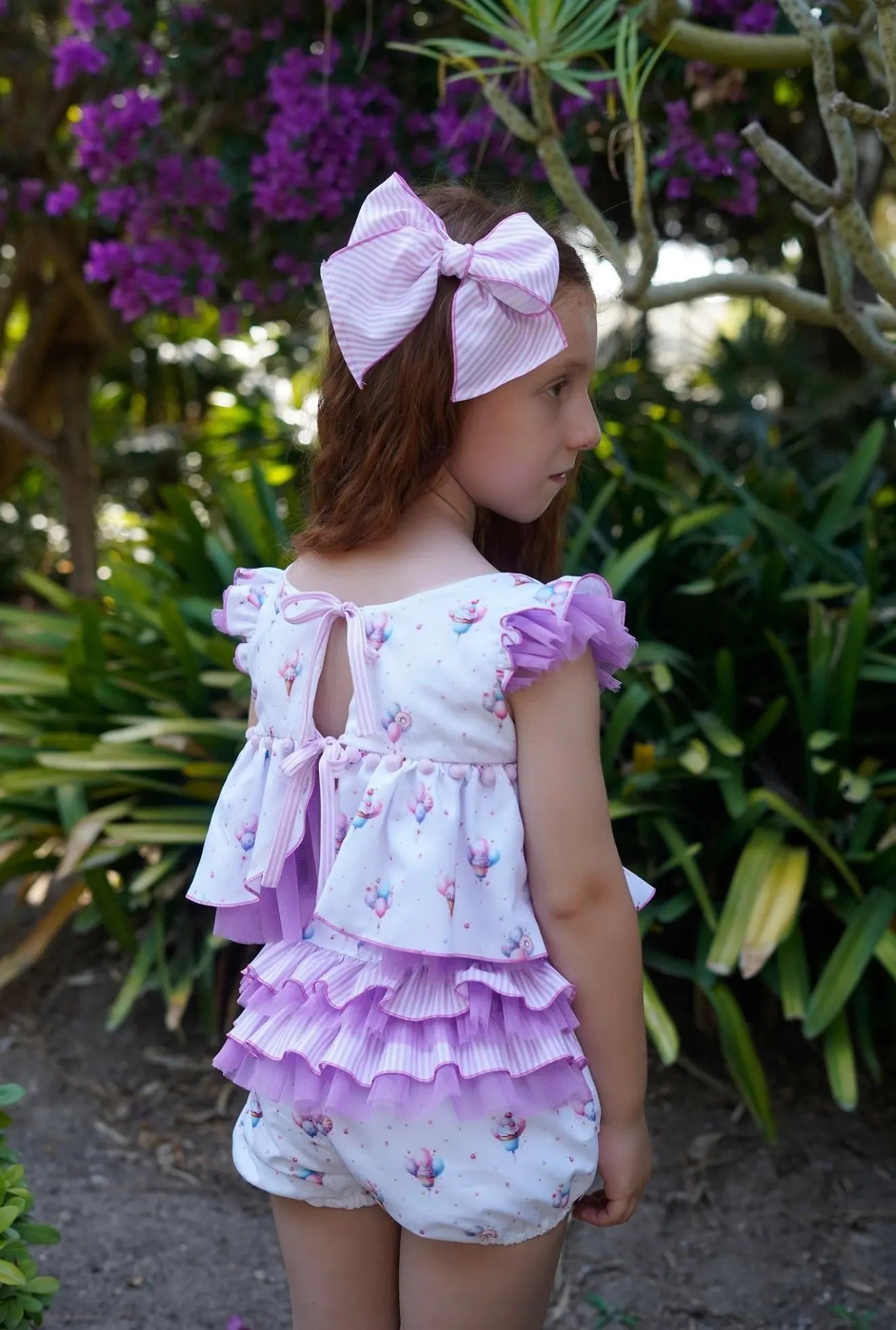 Babine girls tulle balloon jam pant set - PREORDER