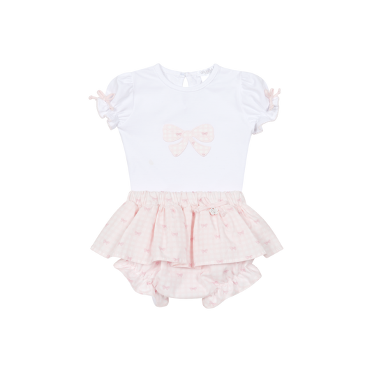 Deolinda 26606 - lollipop girls bow jam pant set