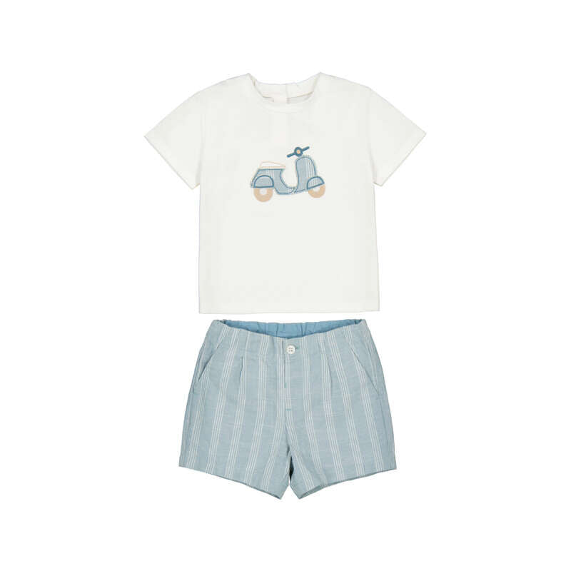 Mayoral 1227 - boys set with bermuda shorts