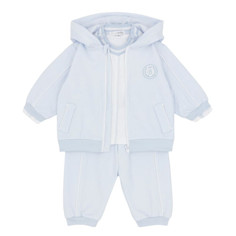 Boys blue 3 piece tracksuit - BB3238