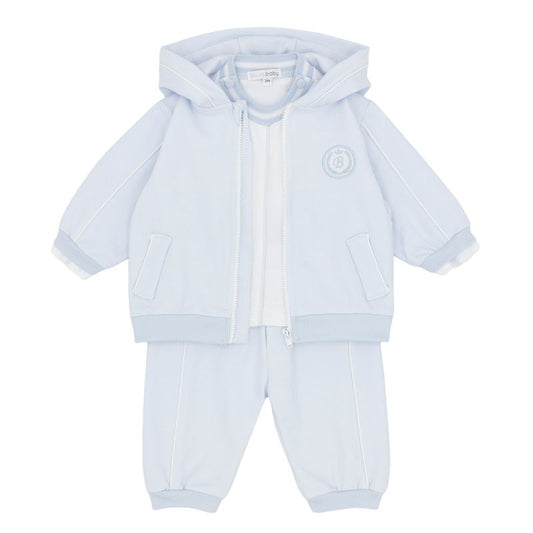 Boys blue 3 piece tracksuit - BB3238