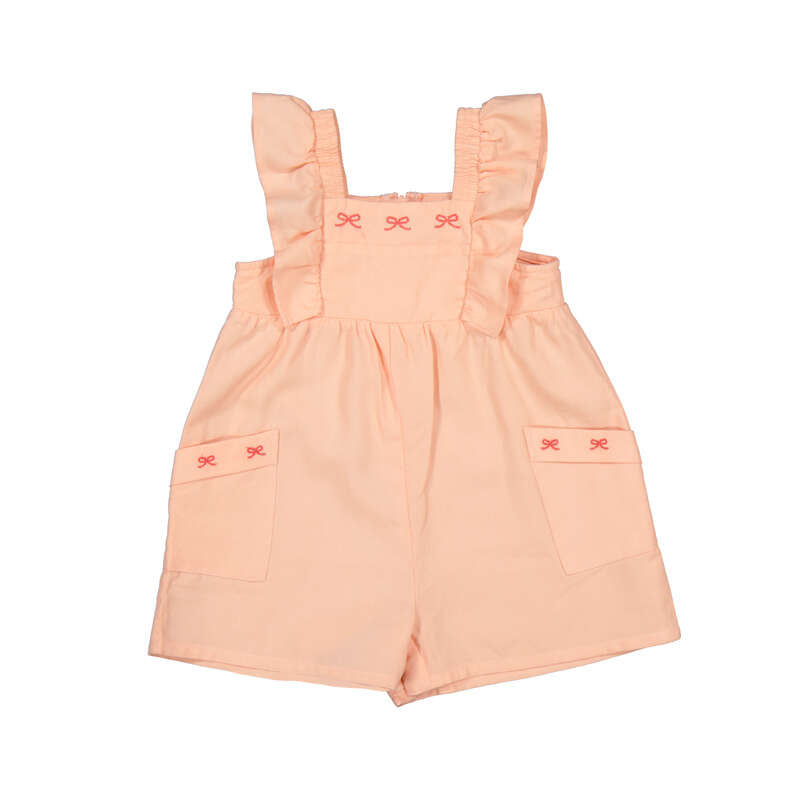Mayoral 1828 - girls bow playsuit