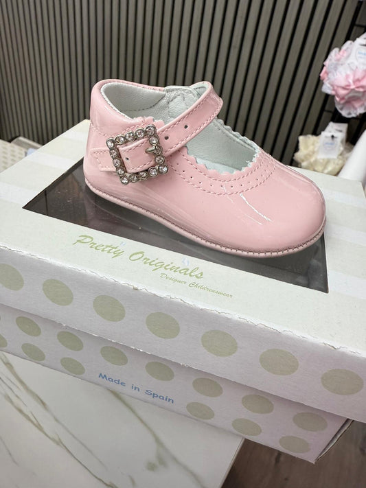 Pretty originals baby pink patent shoes