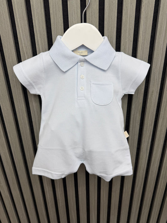 Baby gi boys blue romper