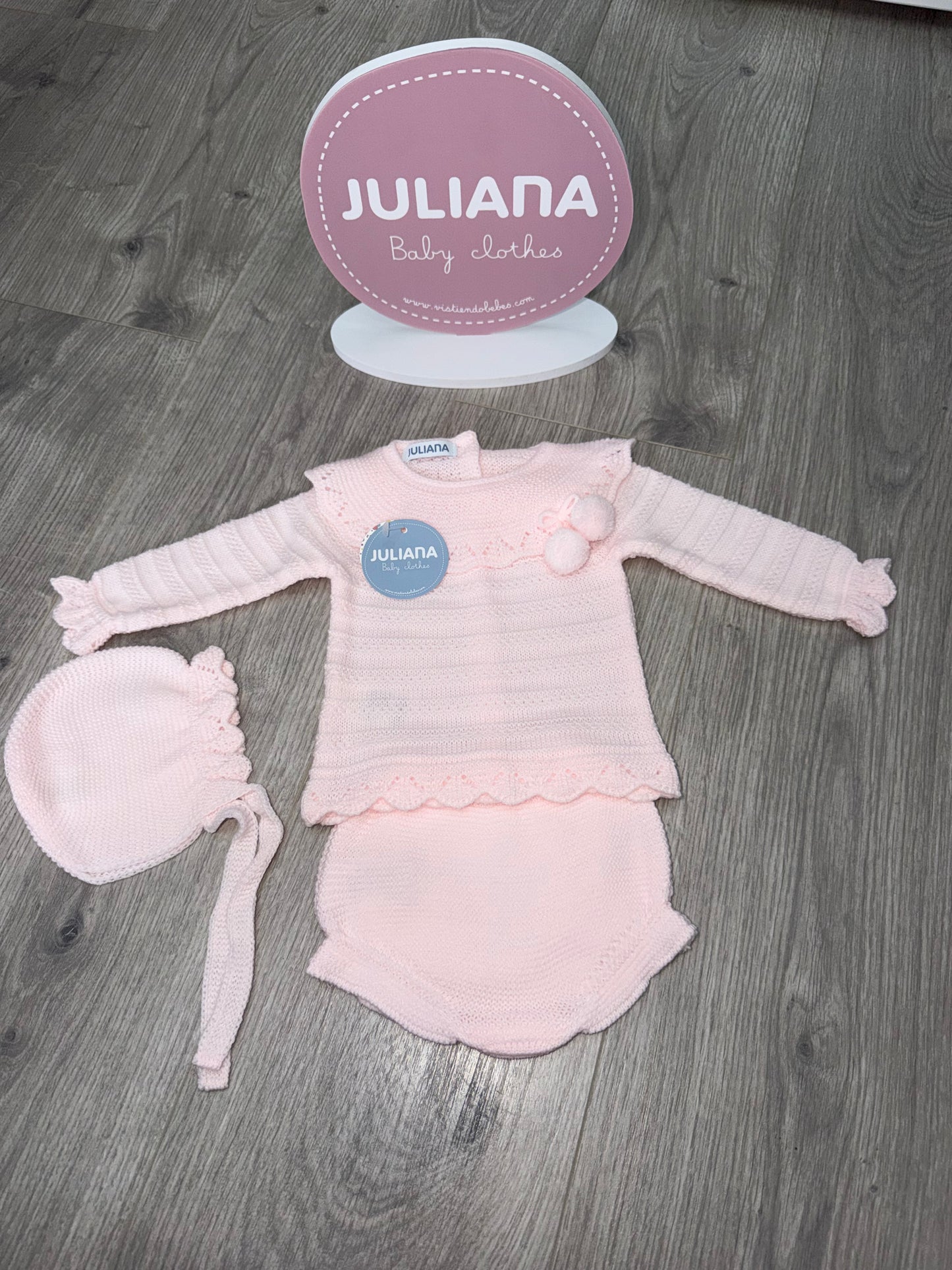 Girls pink bloomer set - 26578