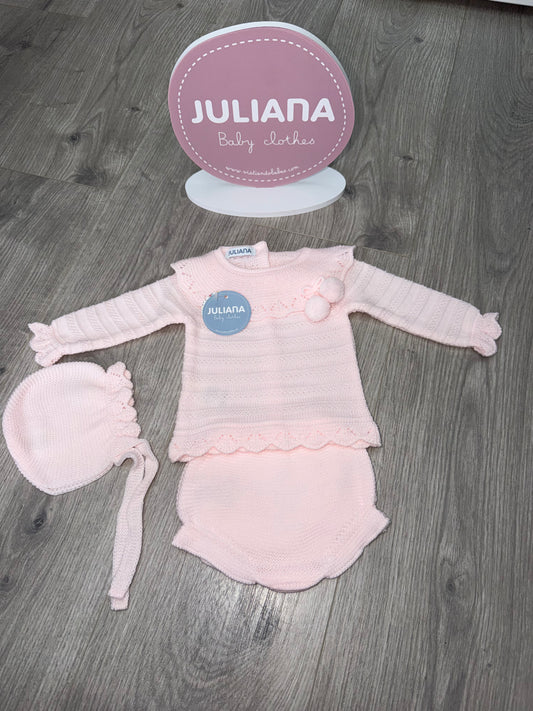 Girls pink bloomer set - 26578