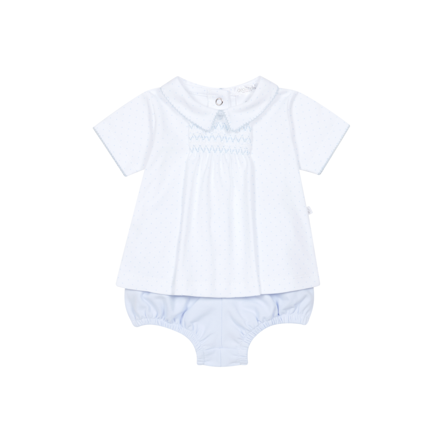 Deolinda 26703 - confetti boys smocked jam pant set