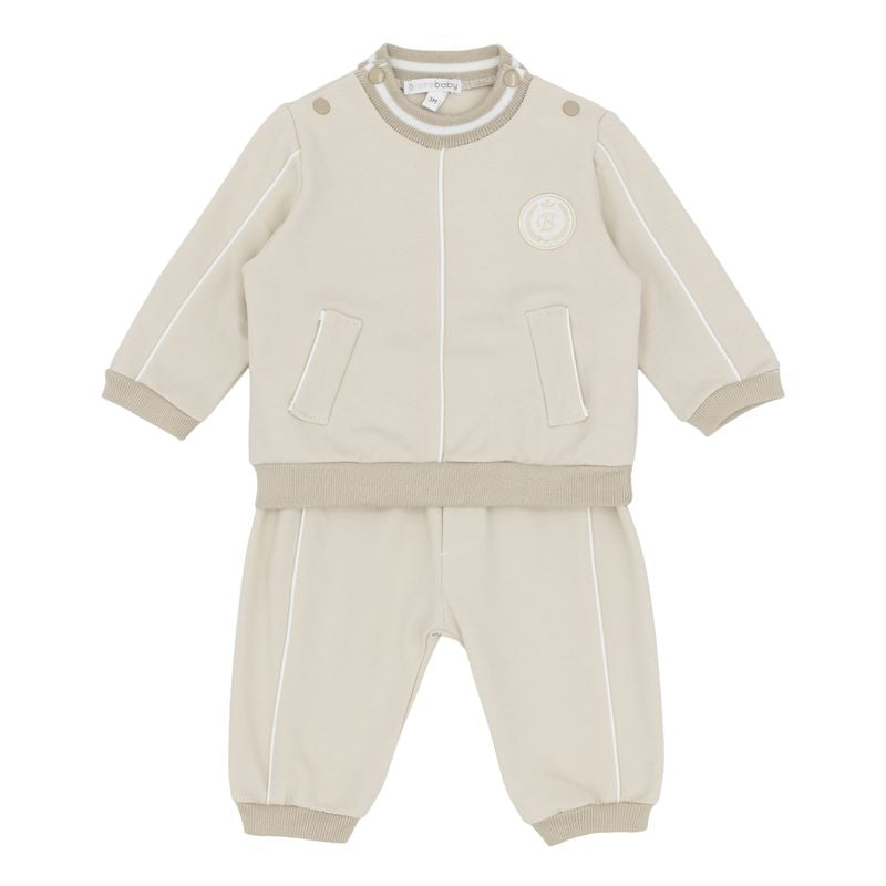 Boys beige jog set - BB3241