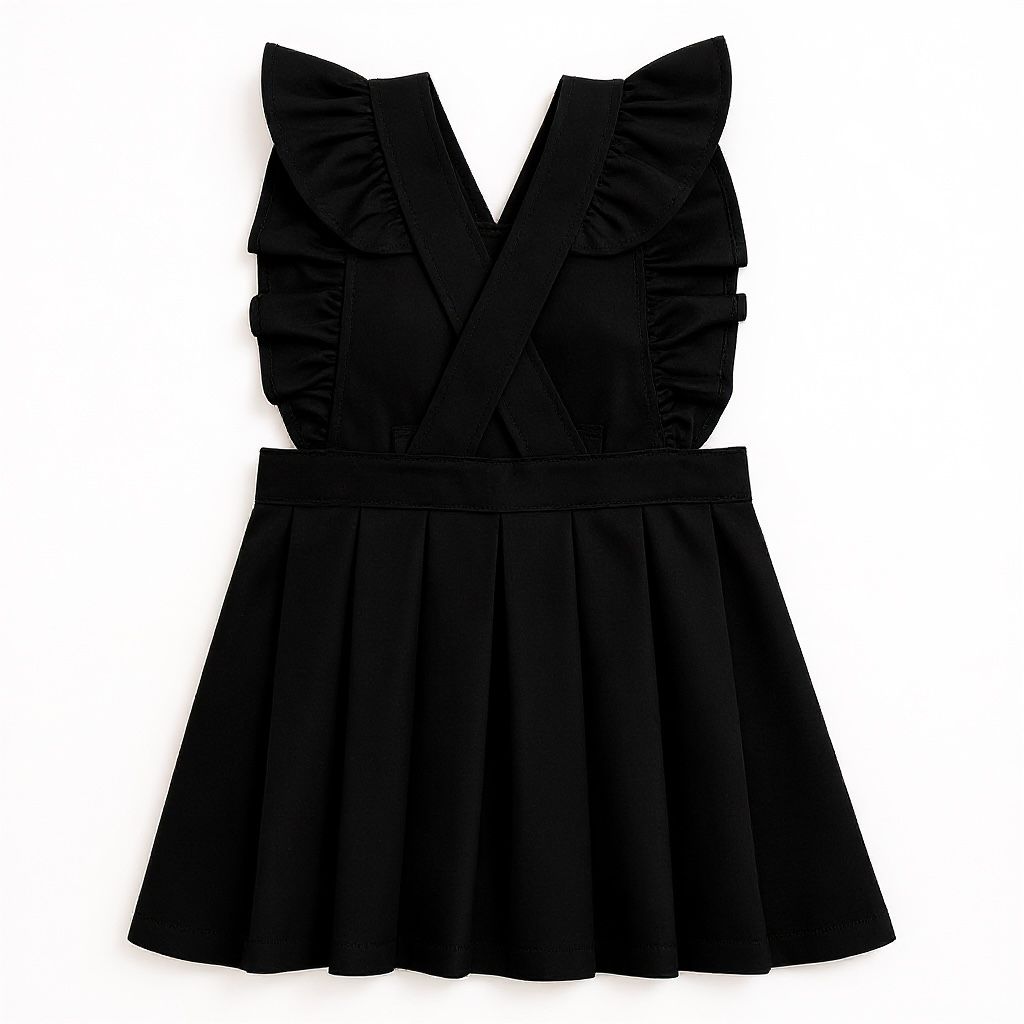 Love & learn ruffle pinafore (all colours) - PREORDER