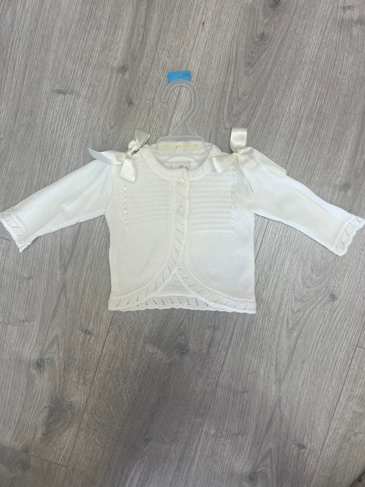 Pretty originals AW25 - girls cream cardigan