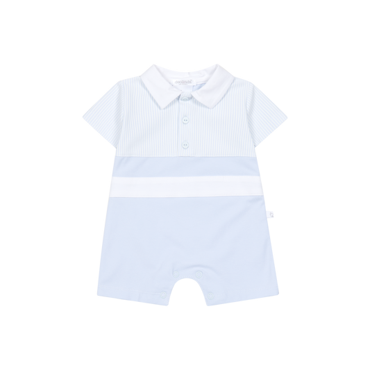 Deolinda 26724 - carter boys blue and white romper
