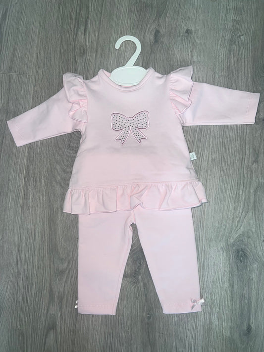 Kleo kids AW25 - diamanté bow trouser set