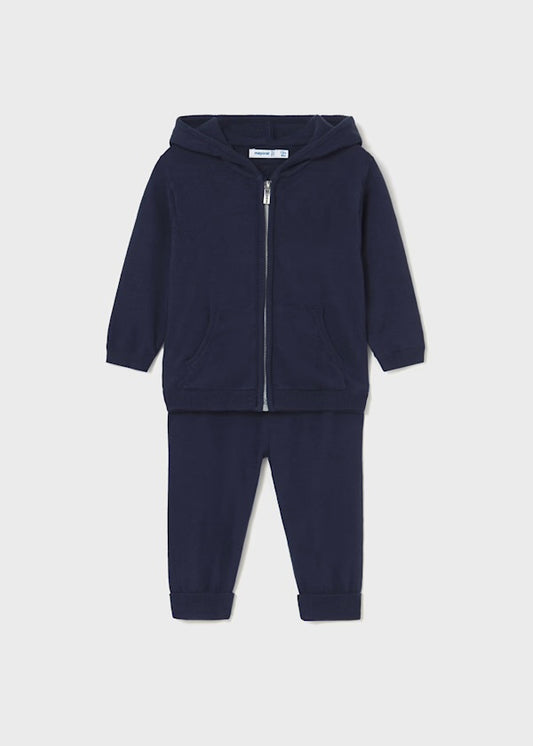 Mayoral AW25 2514 - baby boys navy knitted 2 piece with top