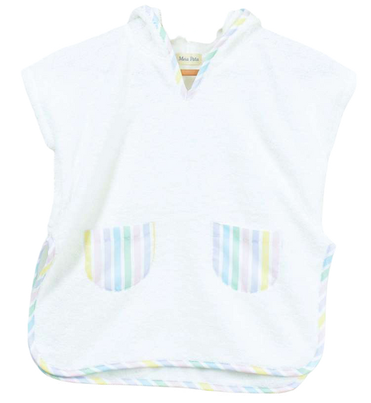 Meia Pata Boys Stripe Poncho