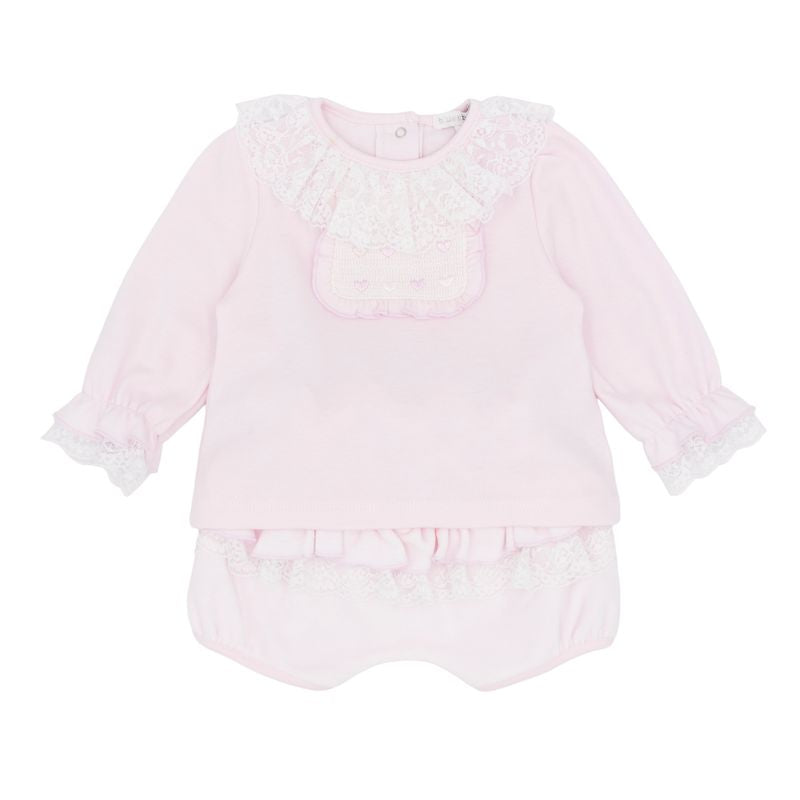 Girls pink jam pant set - BB3192