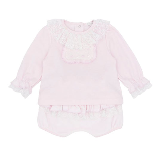 Girls pink jam pant set - BB3192