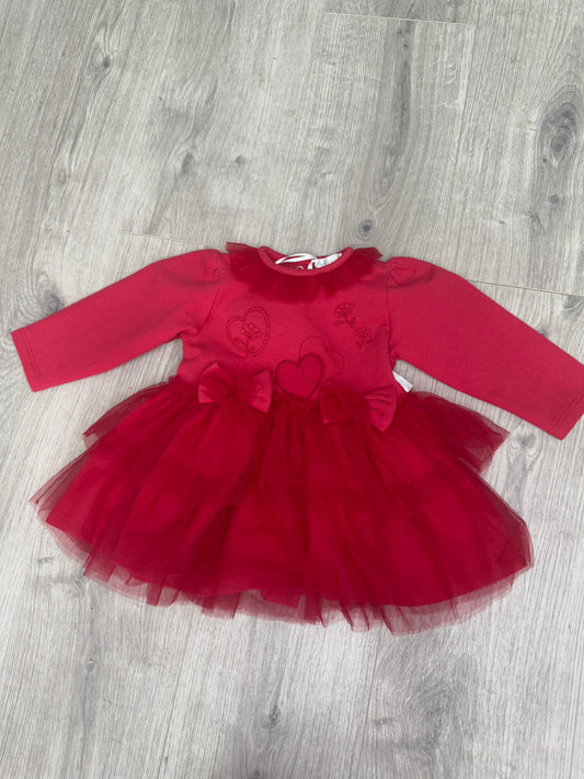 Pastels & Co Diana red tulle dress