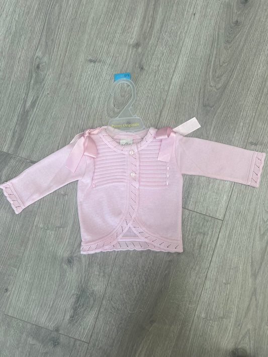 Pretty originals AW25 - pink cardigan
