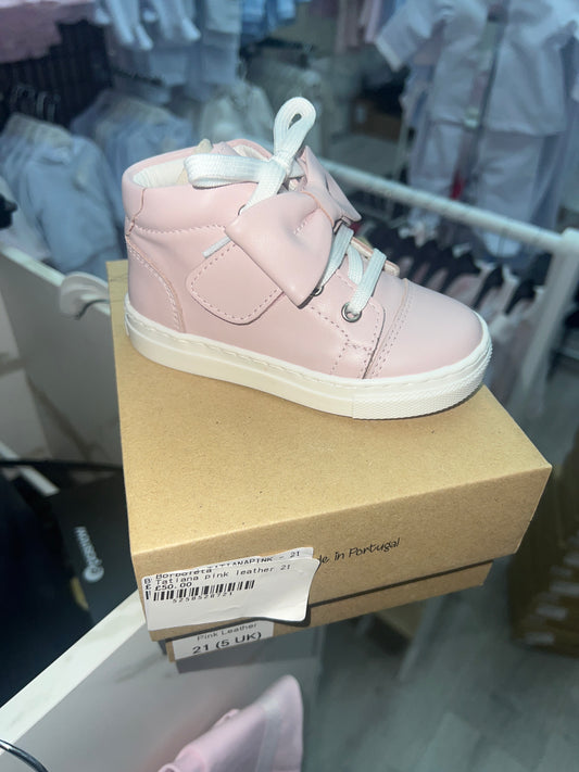 Pink leather tatiana shoe