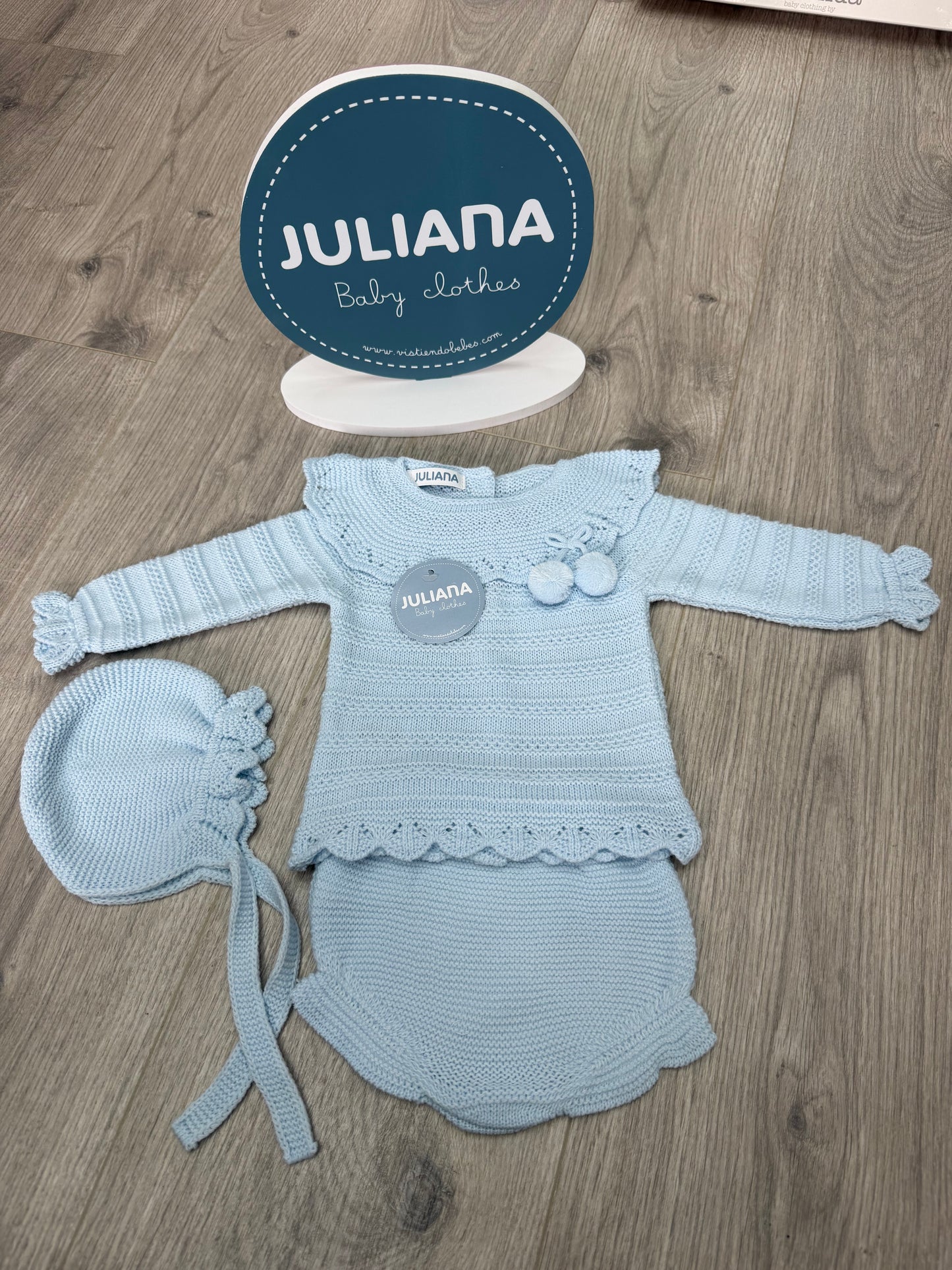 Blue bloomer set - 26578